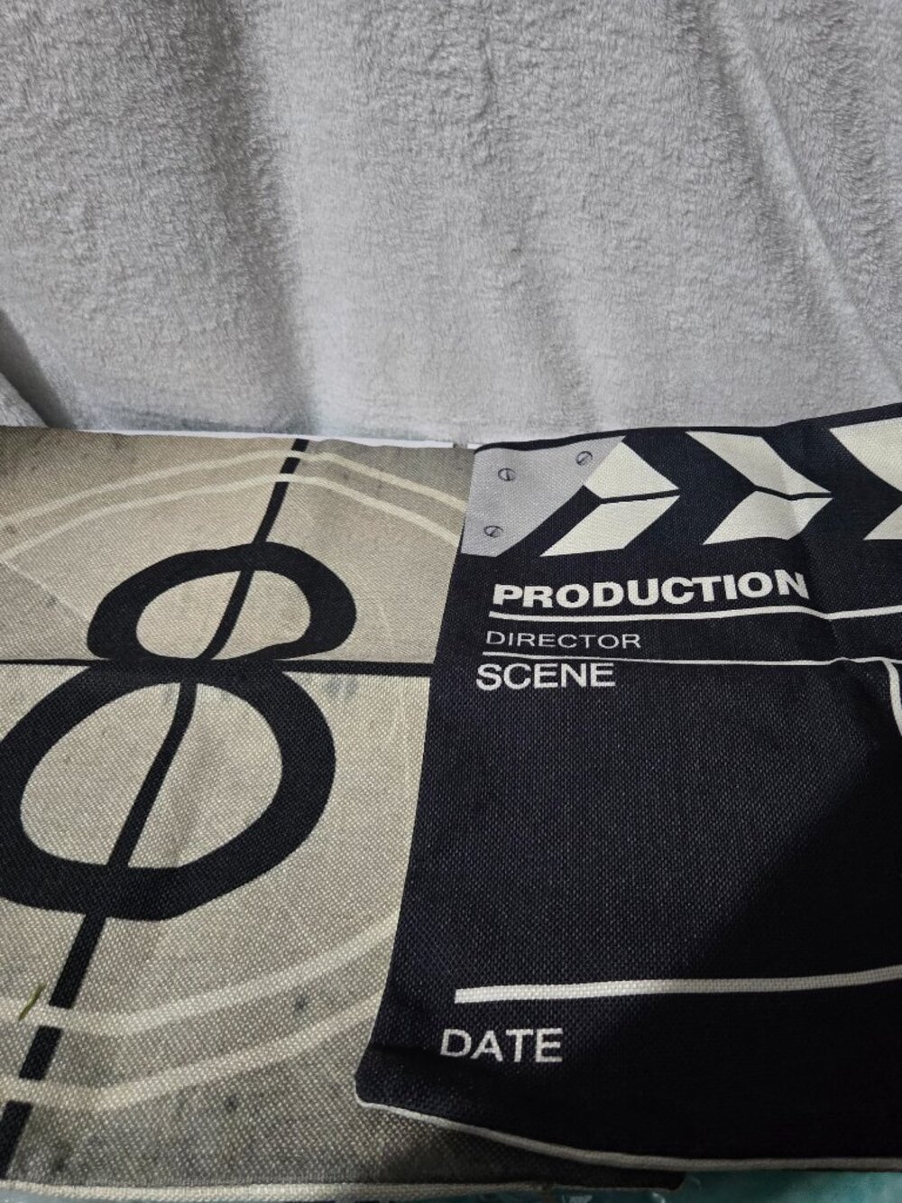 Movie themed throw pillow covers